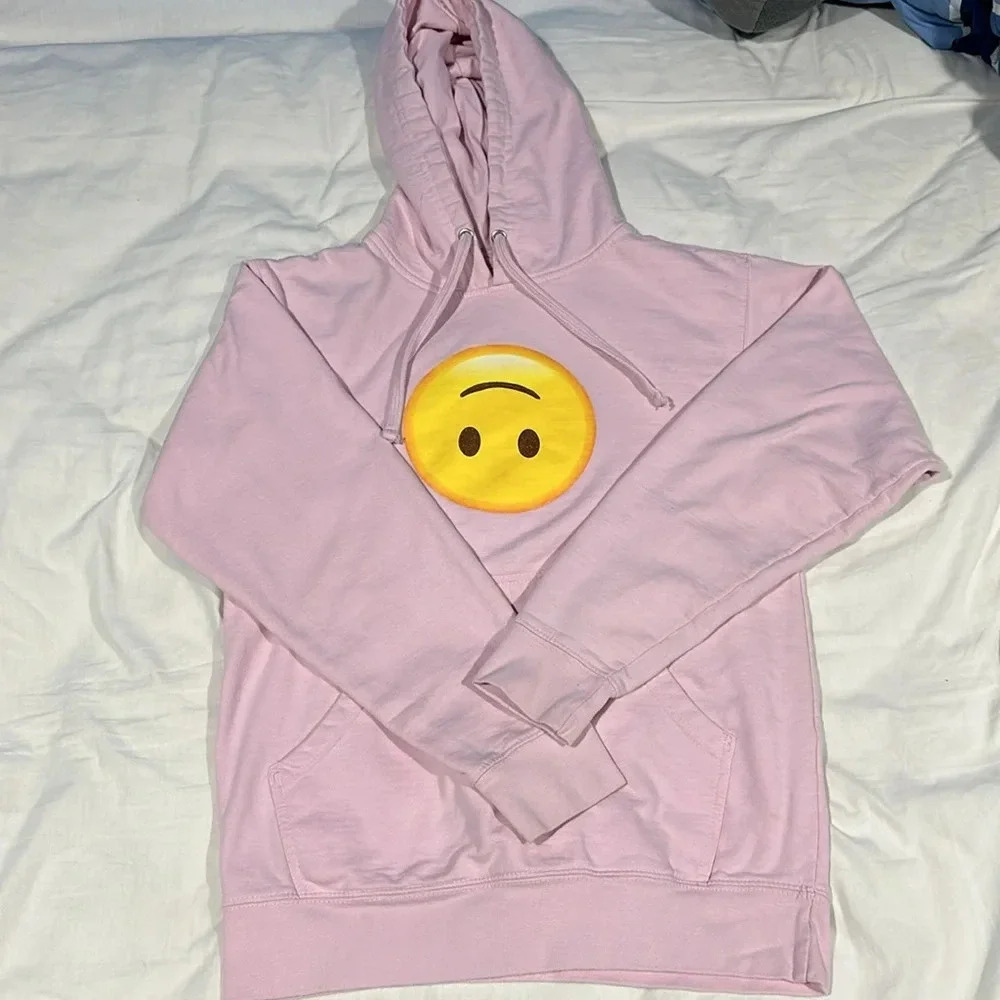 Anti Social Social Club Smiley Face Emoji Pink Hoodie